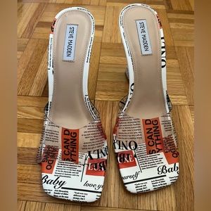 Steve Madden Newspaper Heels